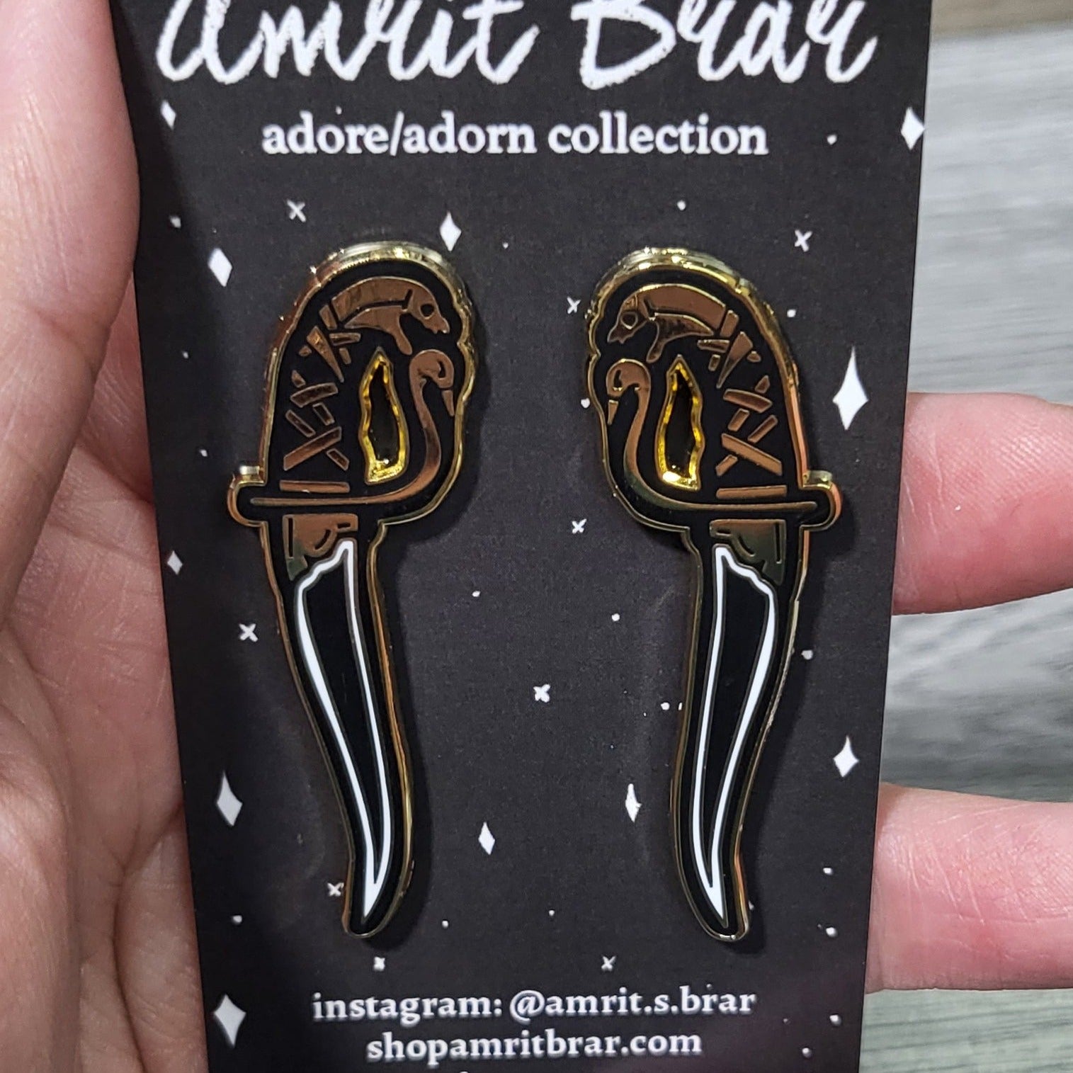 Enamel Pin - Kirpan Dagger Pair