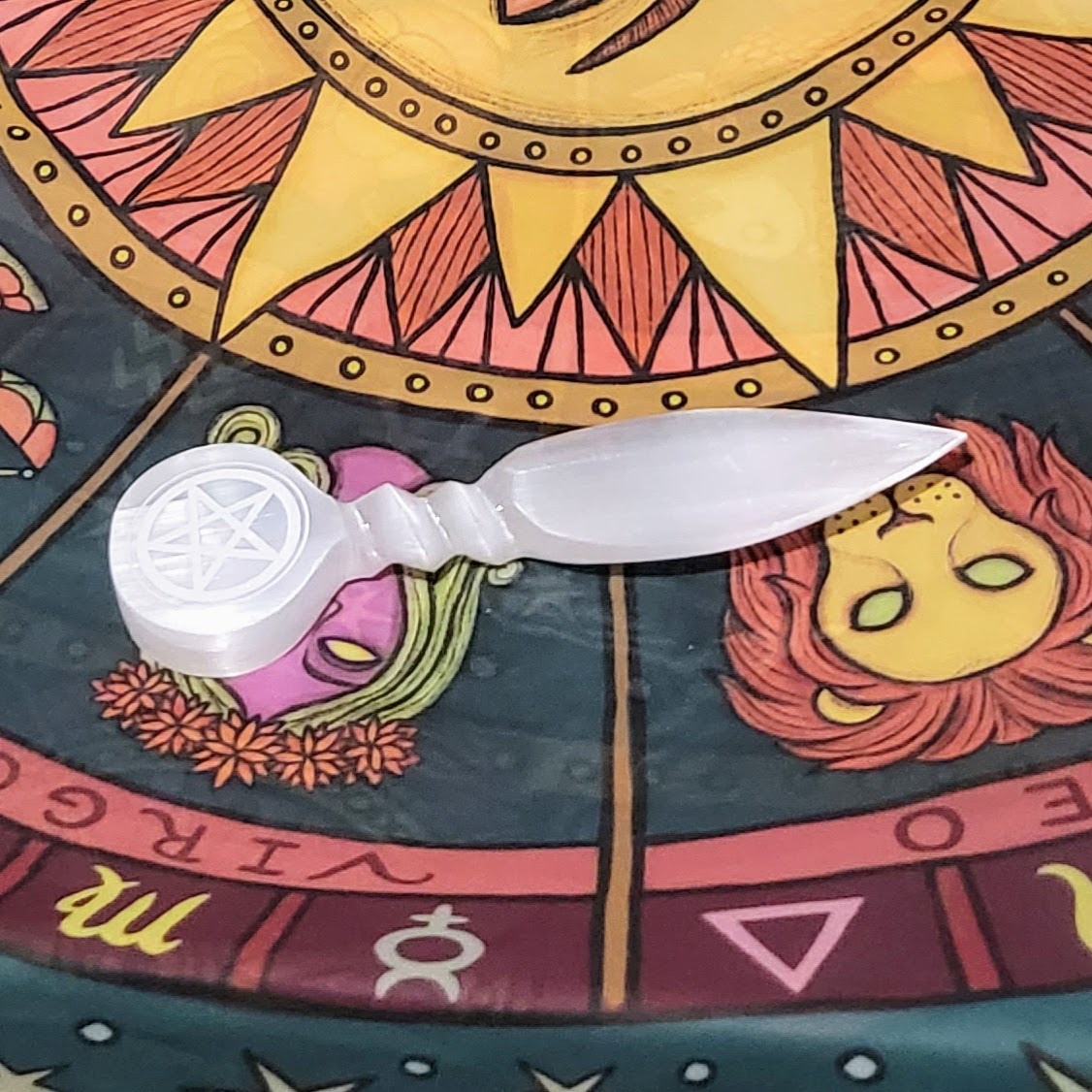Selenite Athame