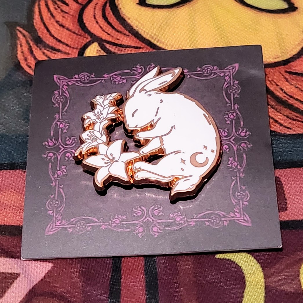 Starlight Rabbit Enamel Pin