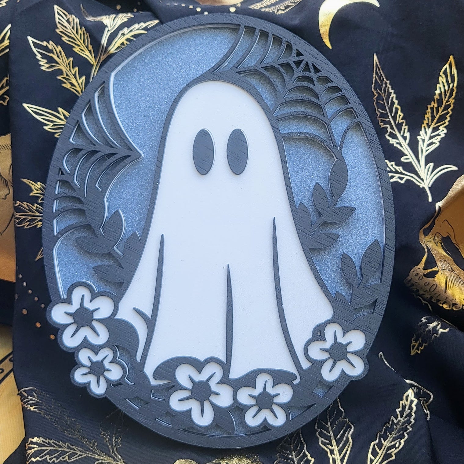 Floral Ghost Wall Hanging