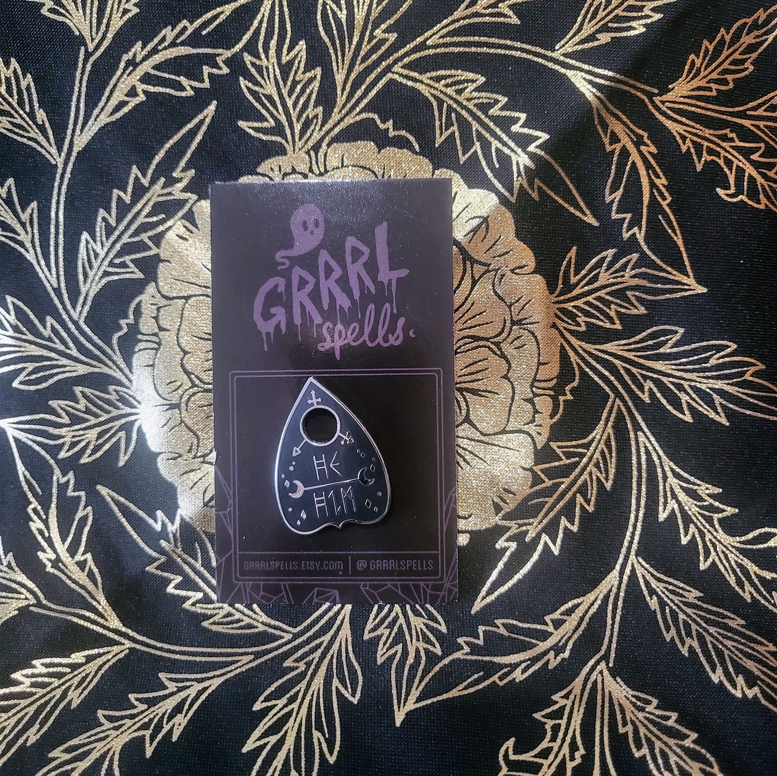 Pronoun Planchette Pins