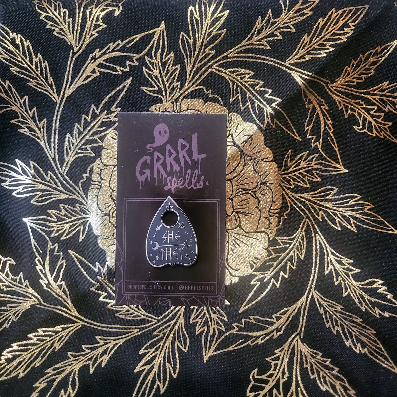 Pronoun Planchette Pins