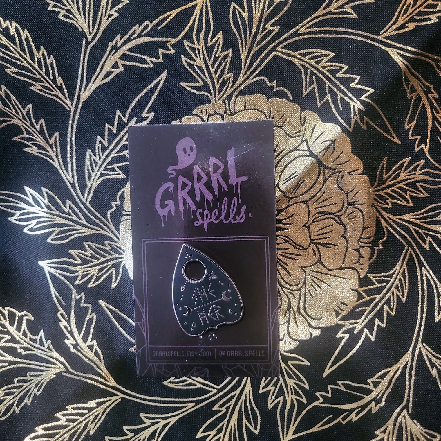 Pronoun Planchette Pins