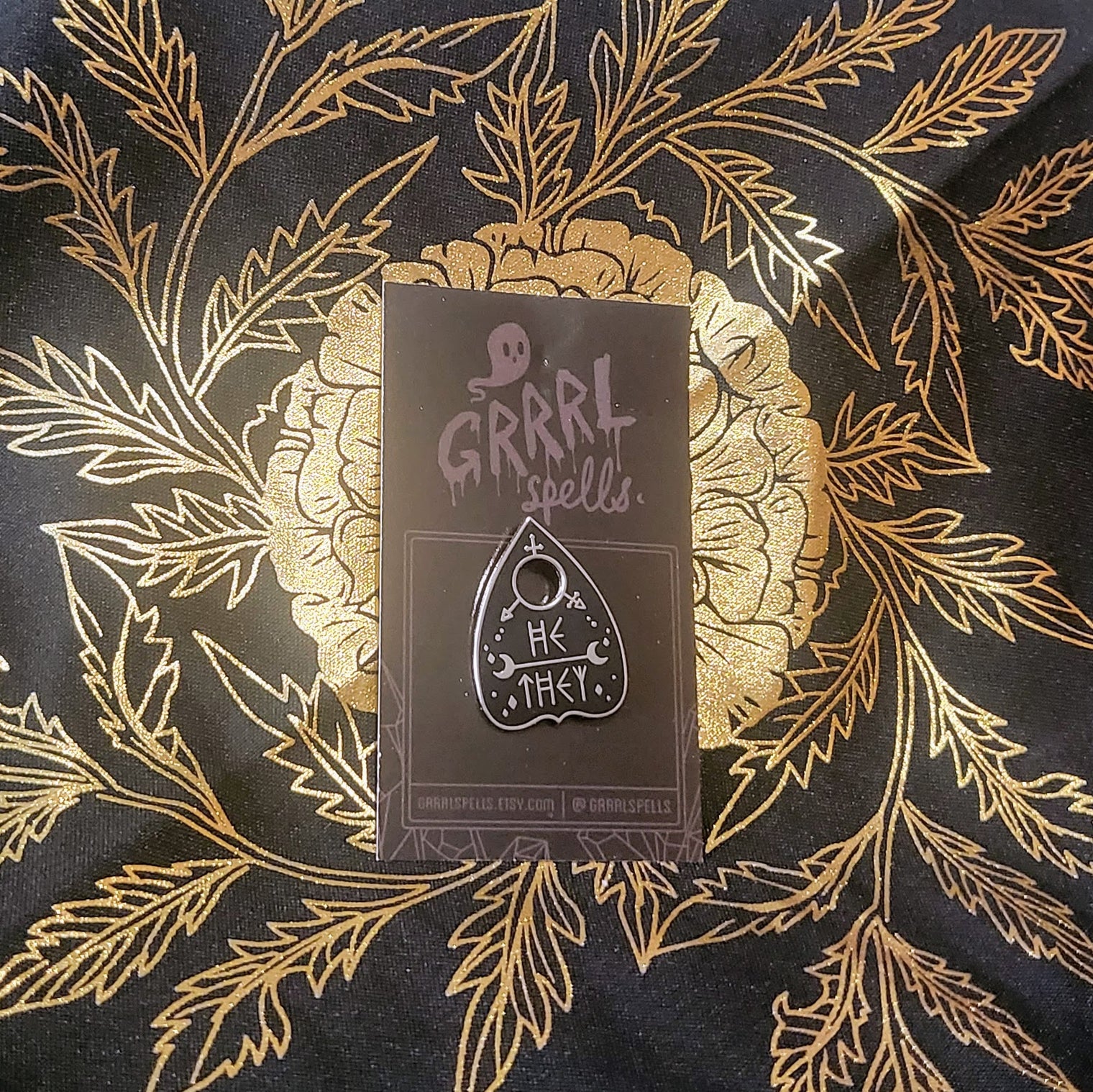 Pronoun Planchette Pins