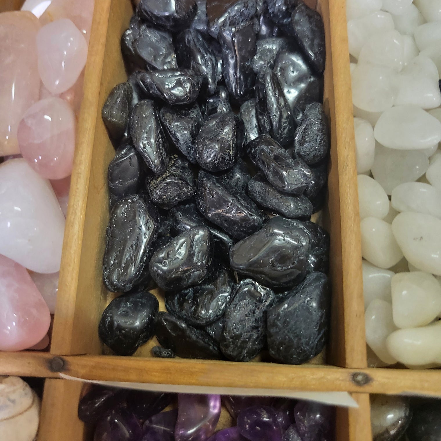 Black Tourmaline tumbles