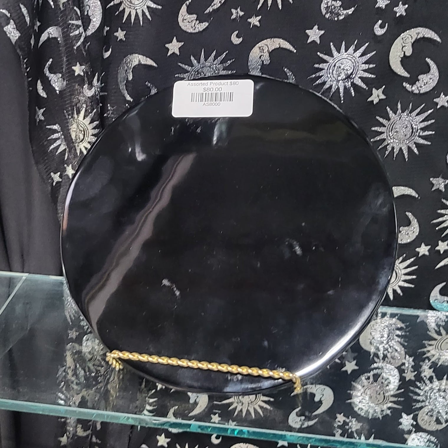 Obsidian Scrying Mirror
