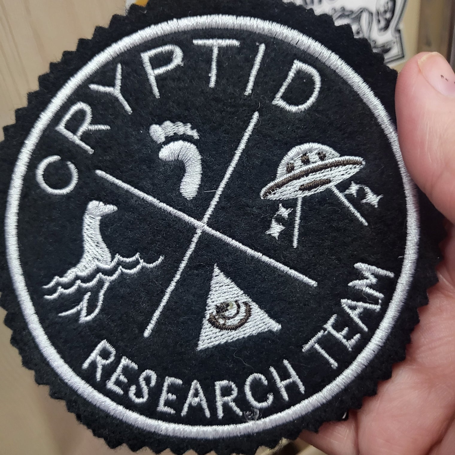 Cryptid Research Team Patch