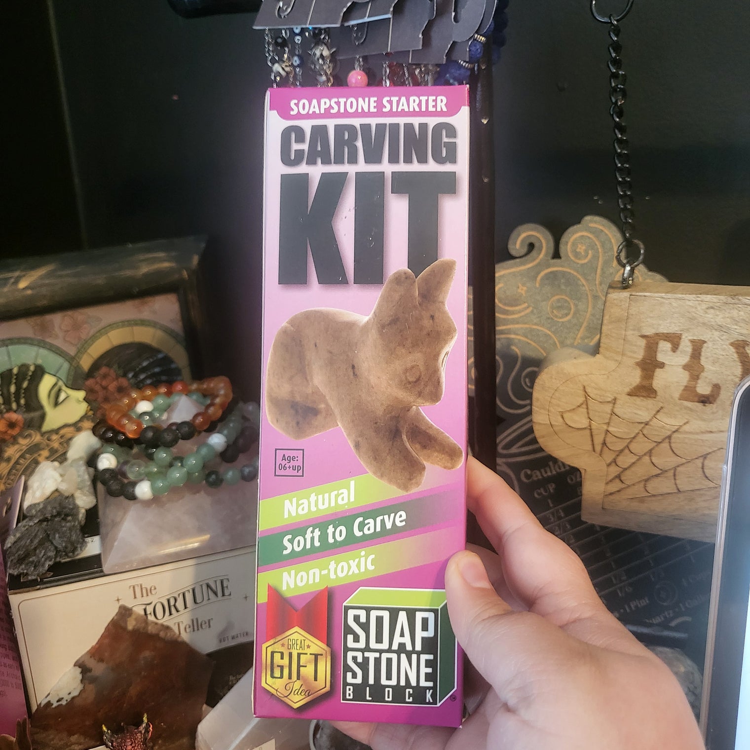 Soapstone Carving Kit - Cat