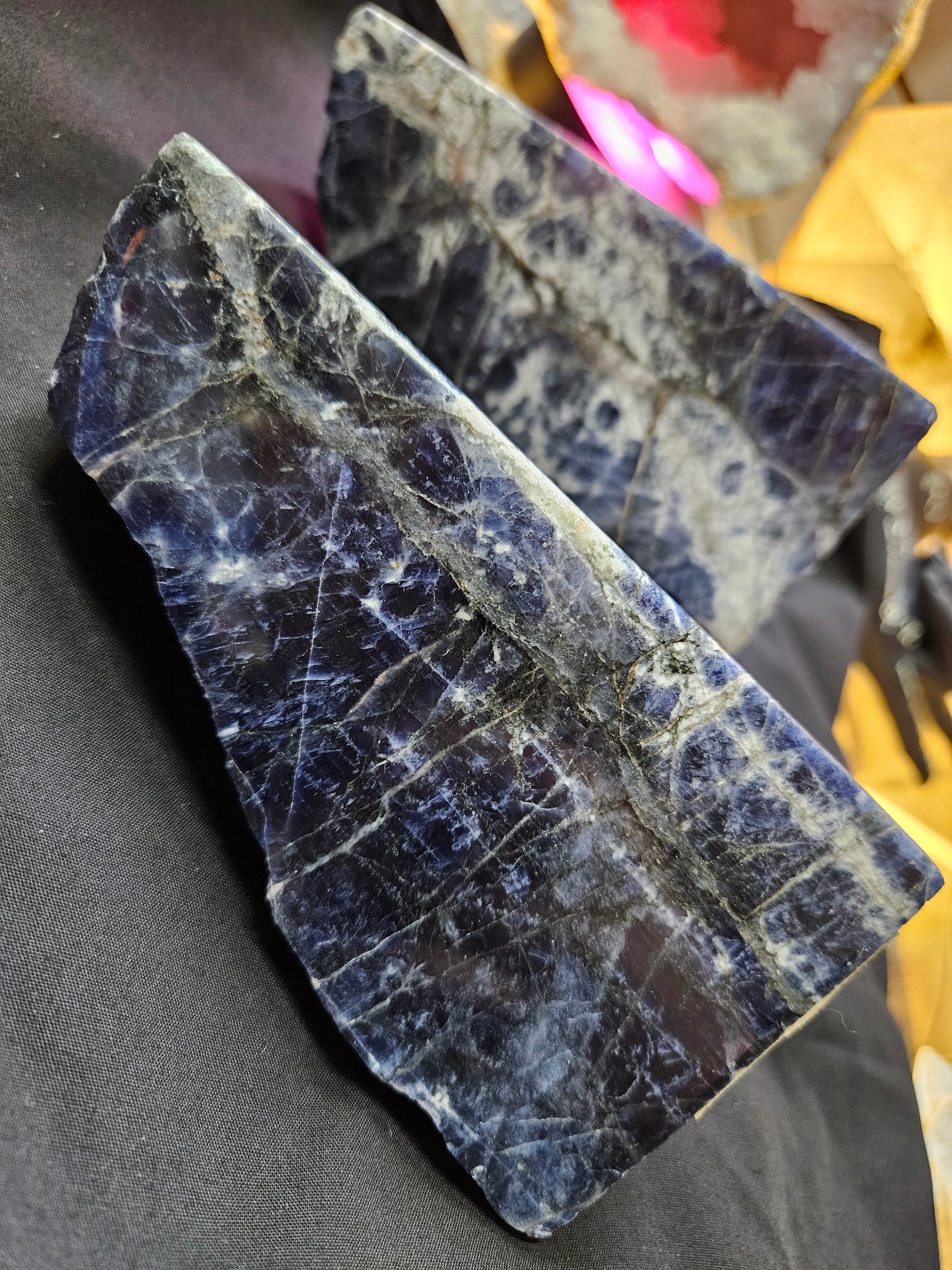 Sodalite Bookends