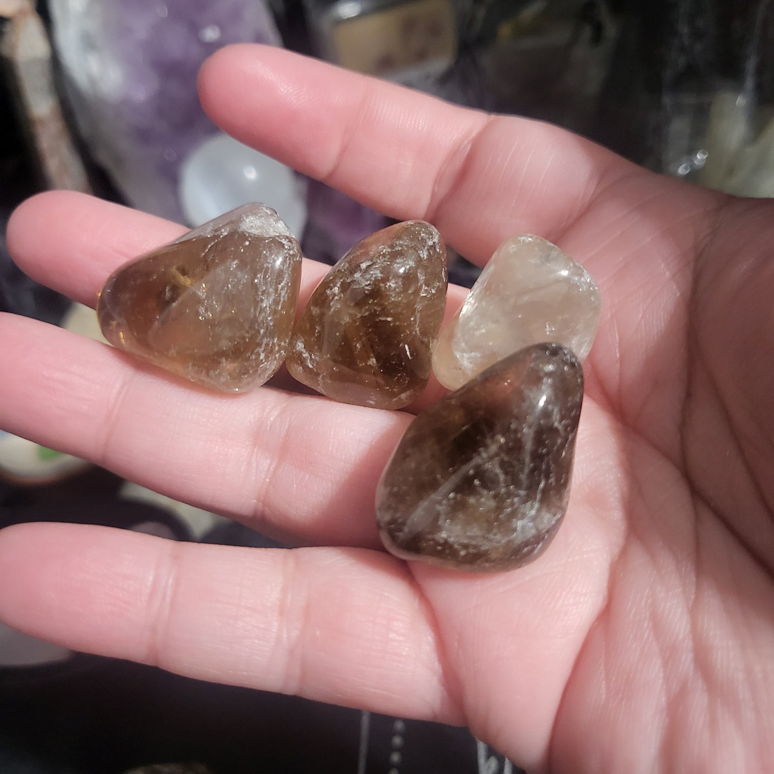 Natural Citrine Tumbles