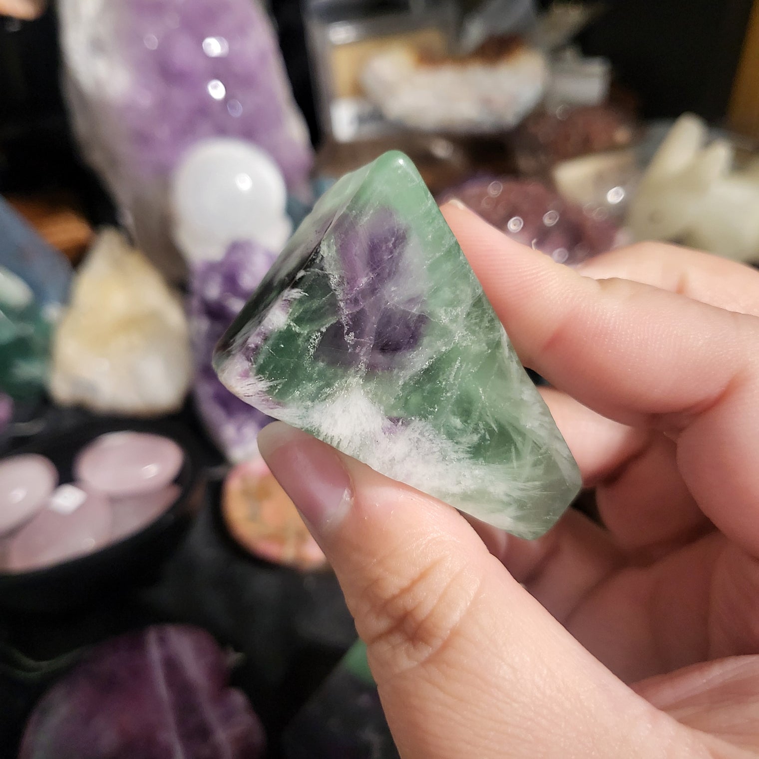 Rainbow Fluorite Freeforms