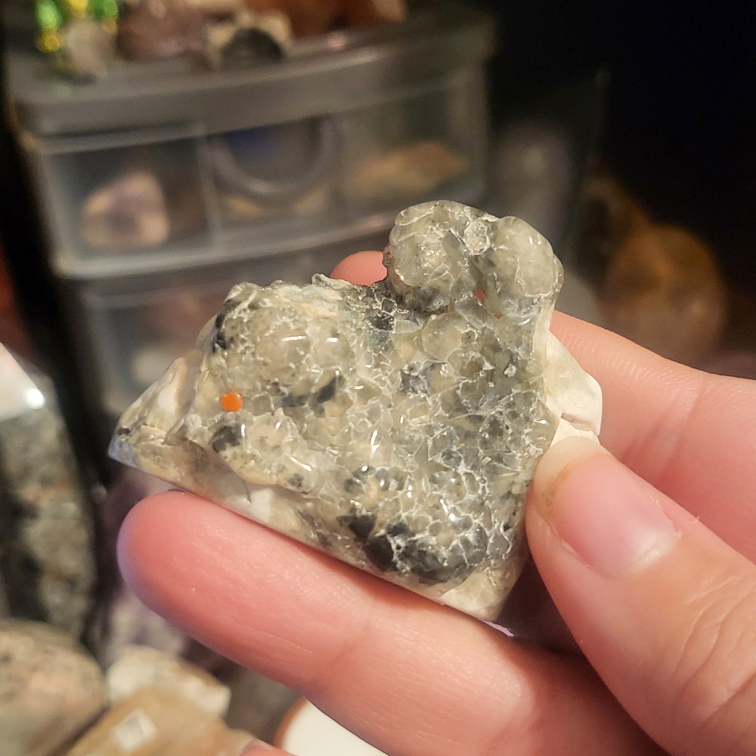 Tumbled Ocean Jasper & Smoky Quartz slices