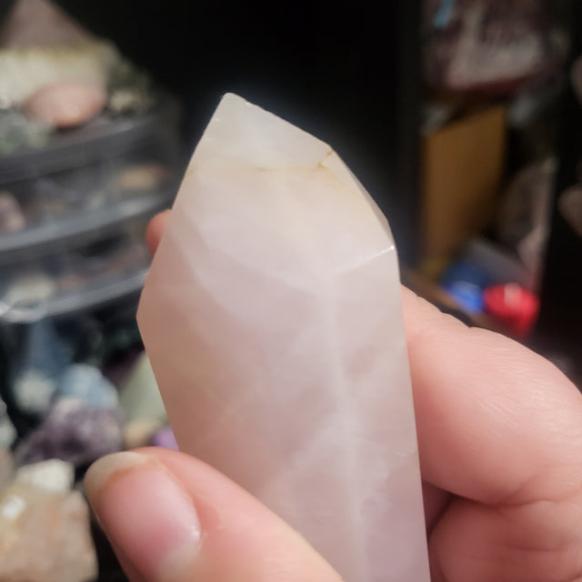 Rose Quartz Double Terminated Wand
