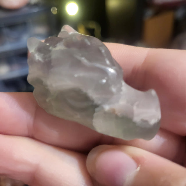 Mini Fluorite Dragon Head