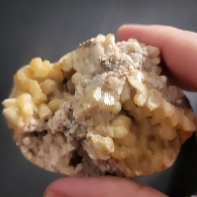 Sphalerite and Calcite Cluster