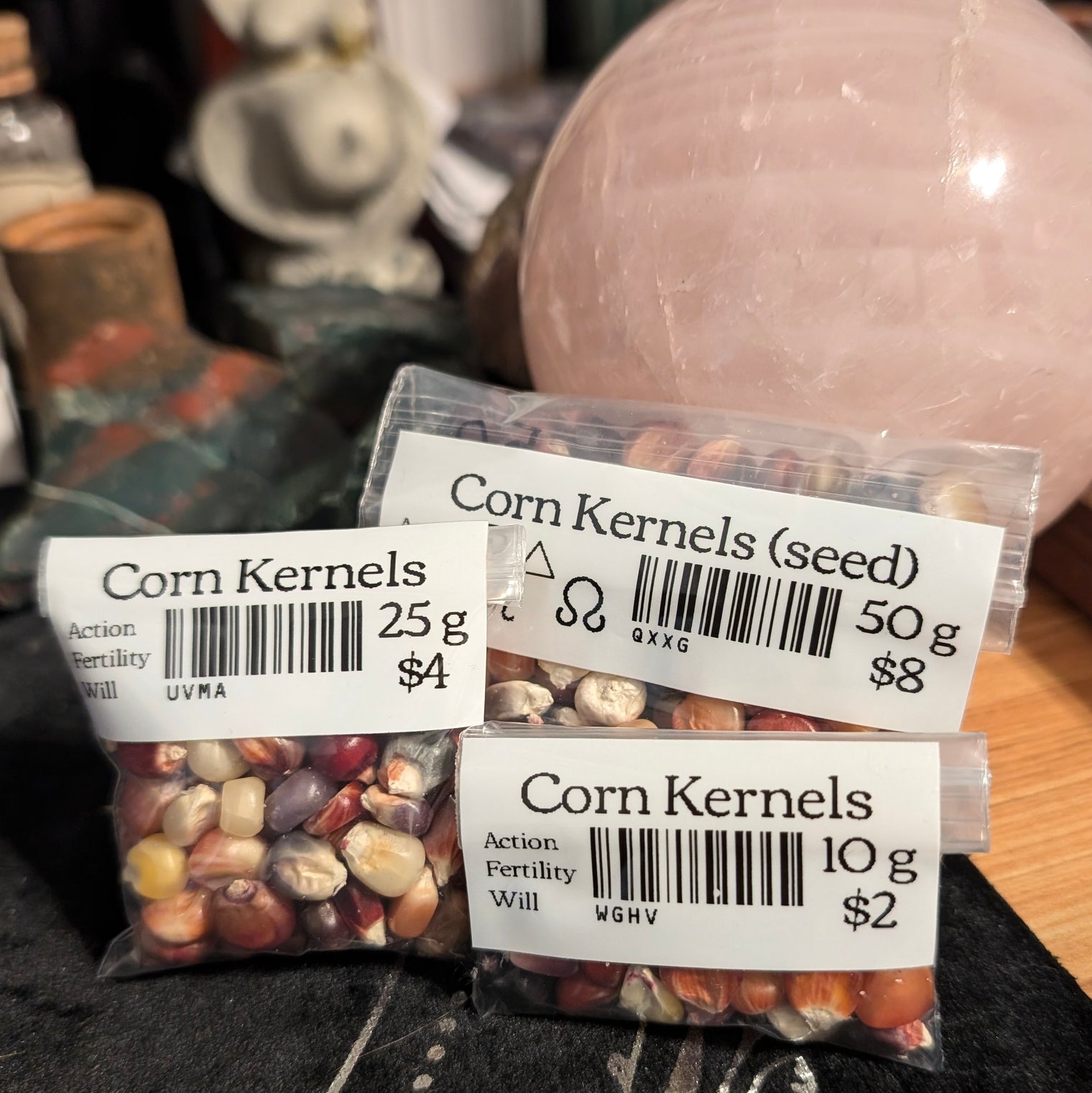 Colourful Corn Kernels