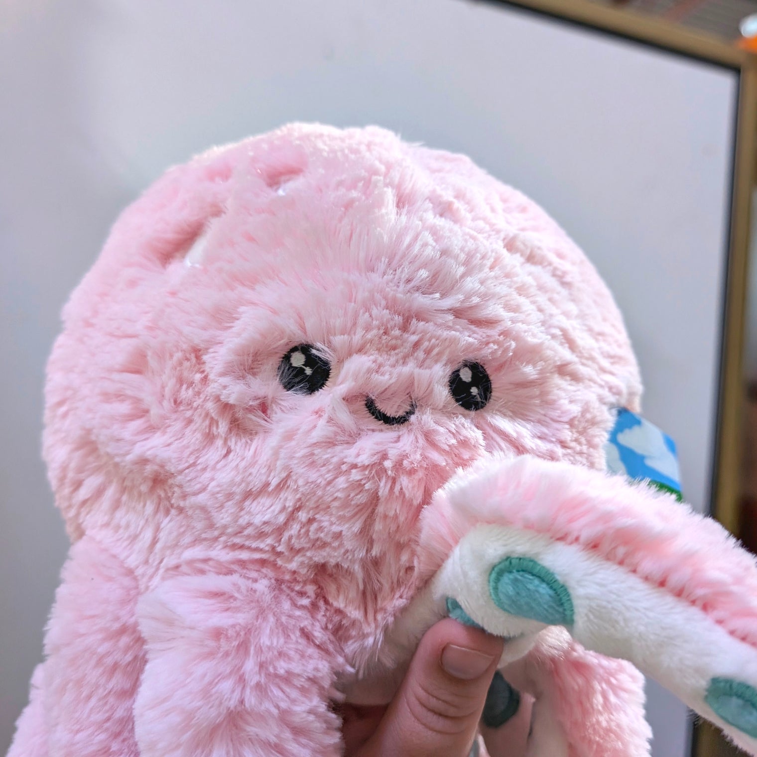 Pink Octopus Plush