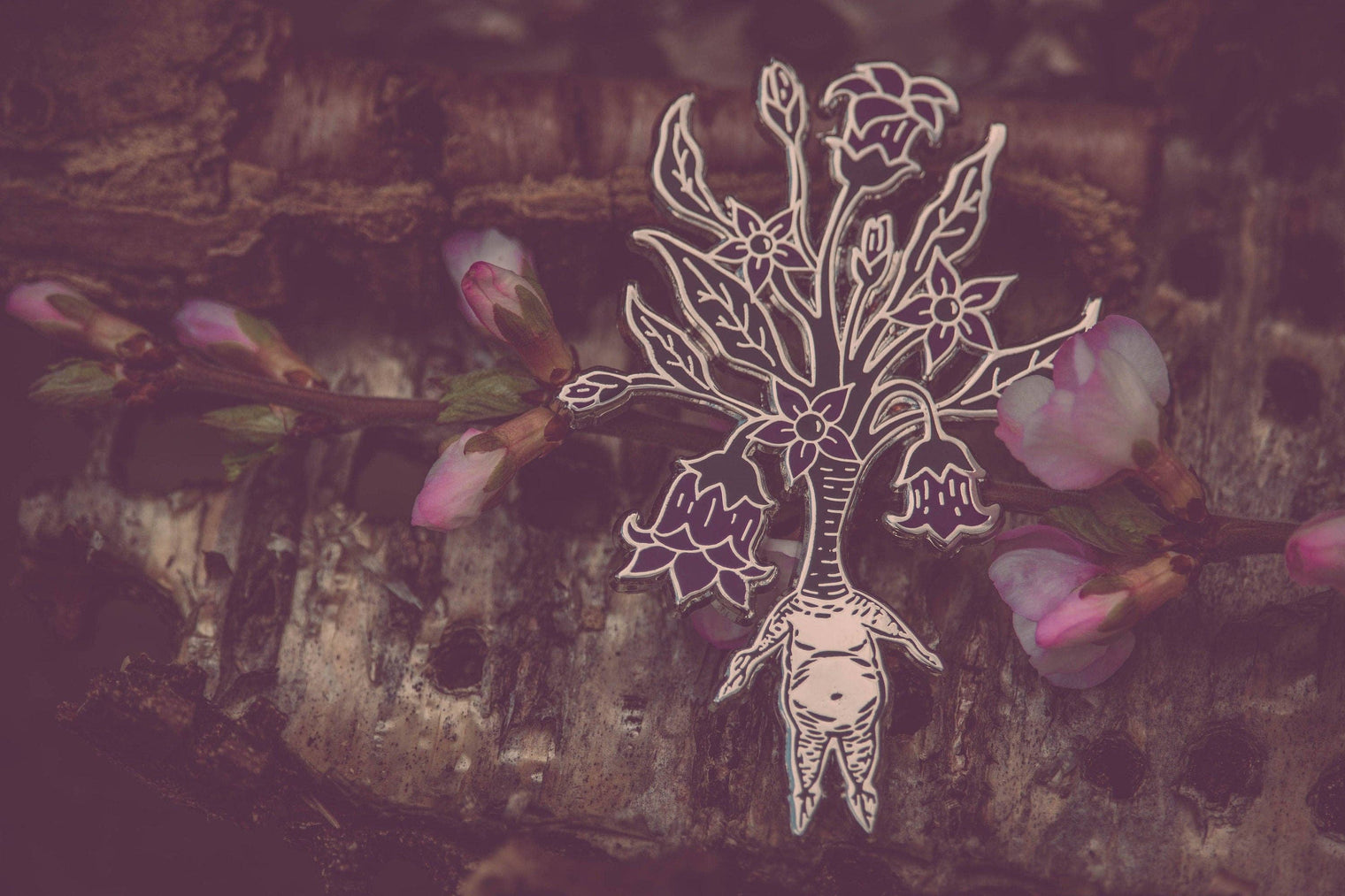 Belladonna Mandrake - Enamel Pin