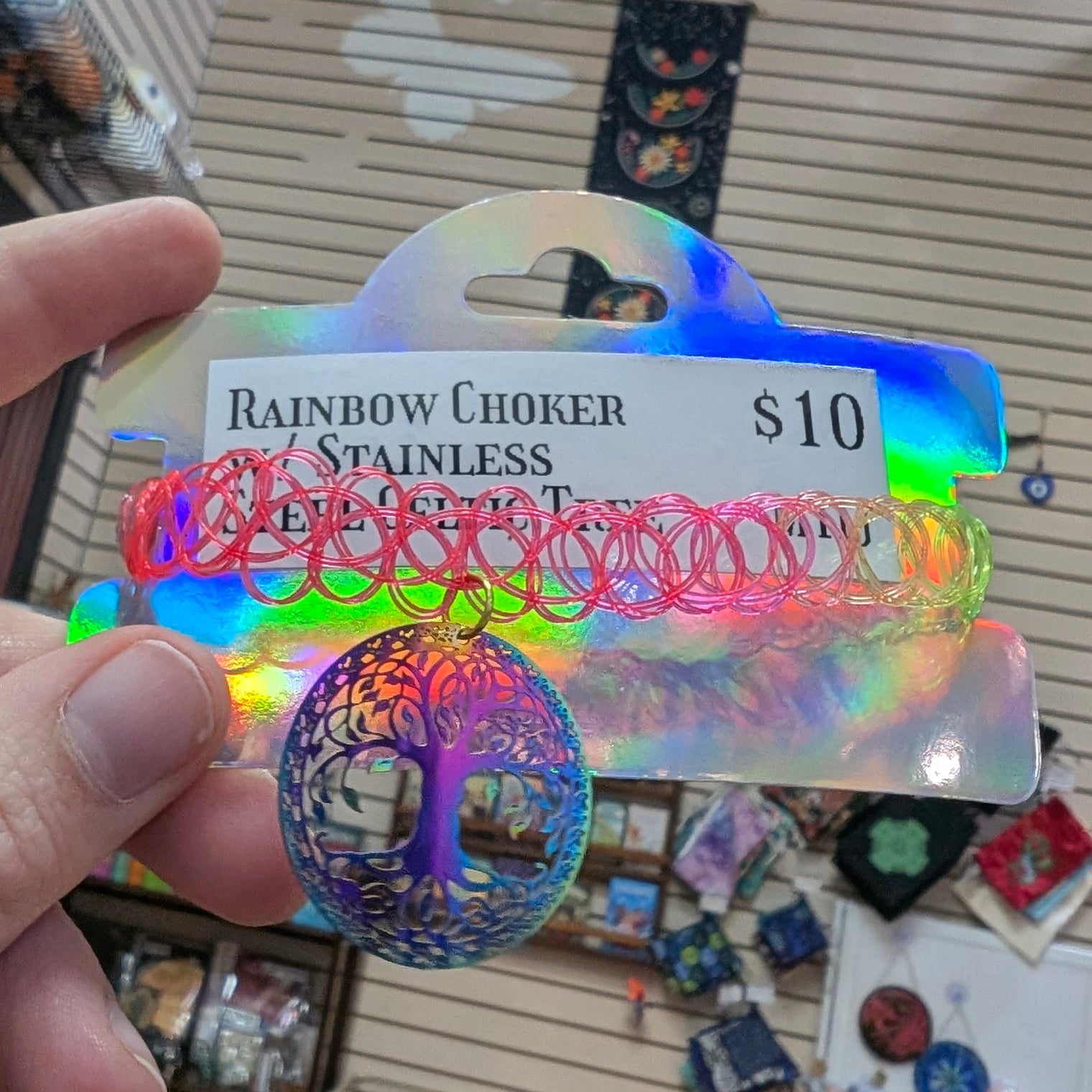Rainbow Tree Choker