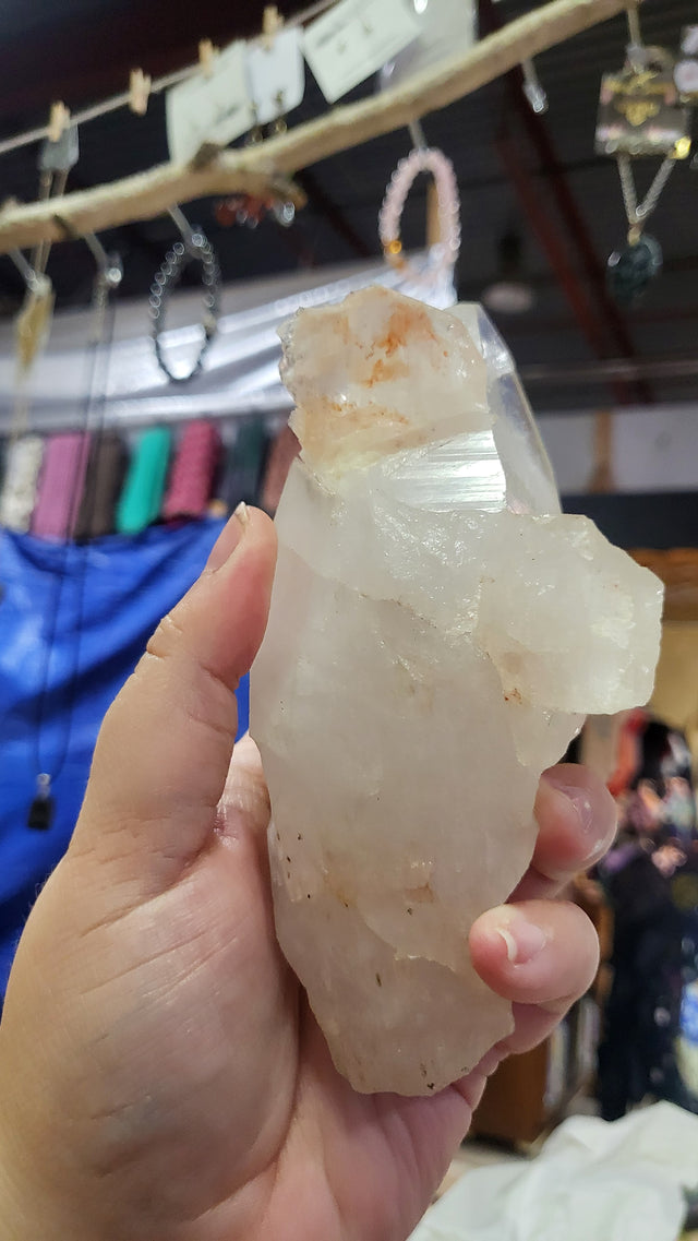 Large Quartz Cluster with Phantom and Lemurian
