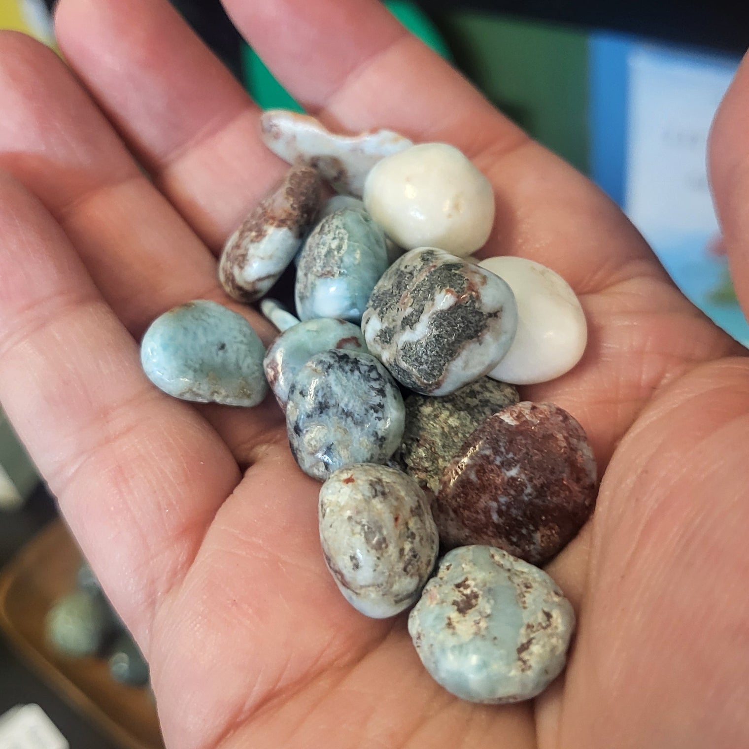 Larimar Tumbles