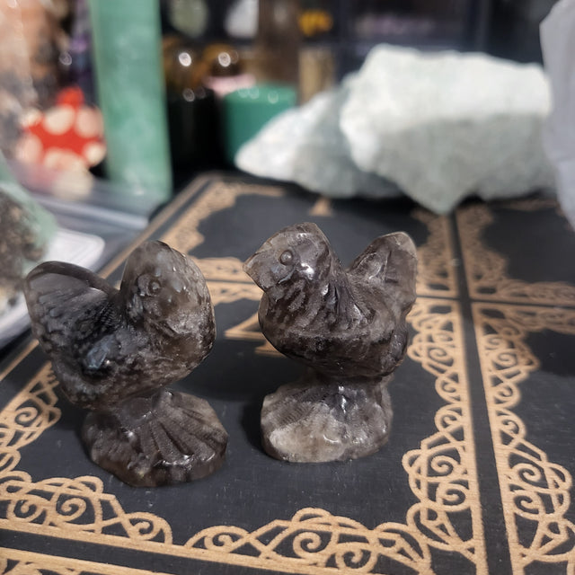 Smoky Quartz Hen