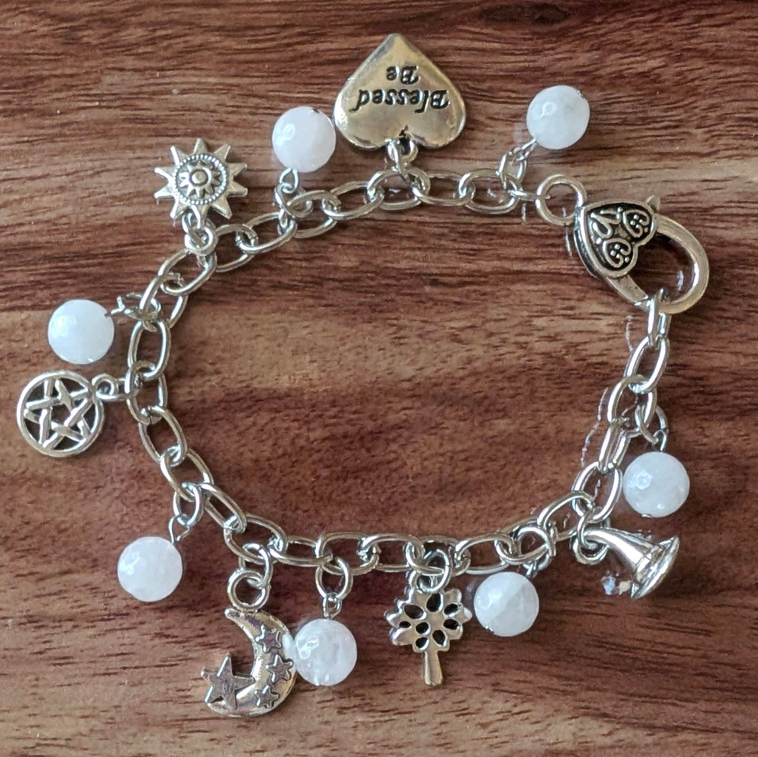 Rose Quartz charm bracelets