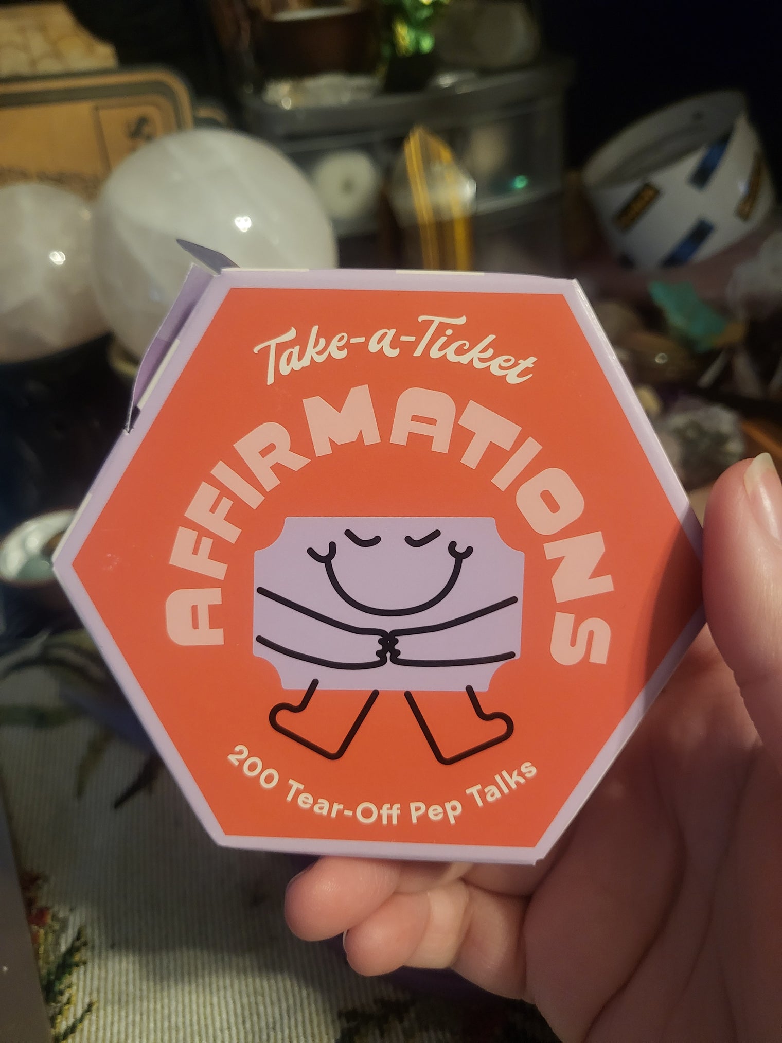 Take-A-Ticket Affirmations