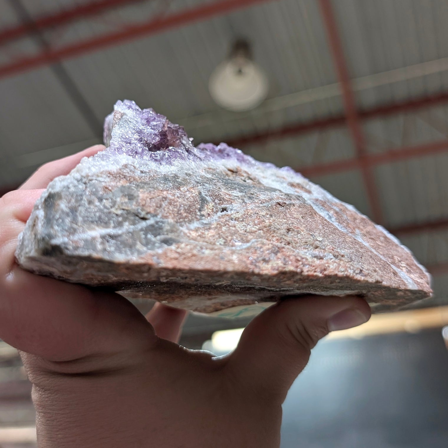 Red & Dark Purple Thunder Bay Amethyst