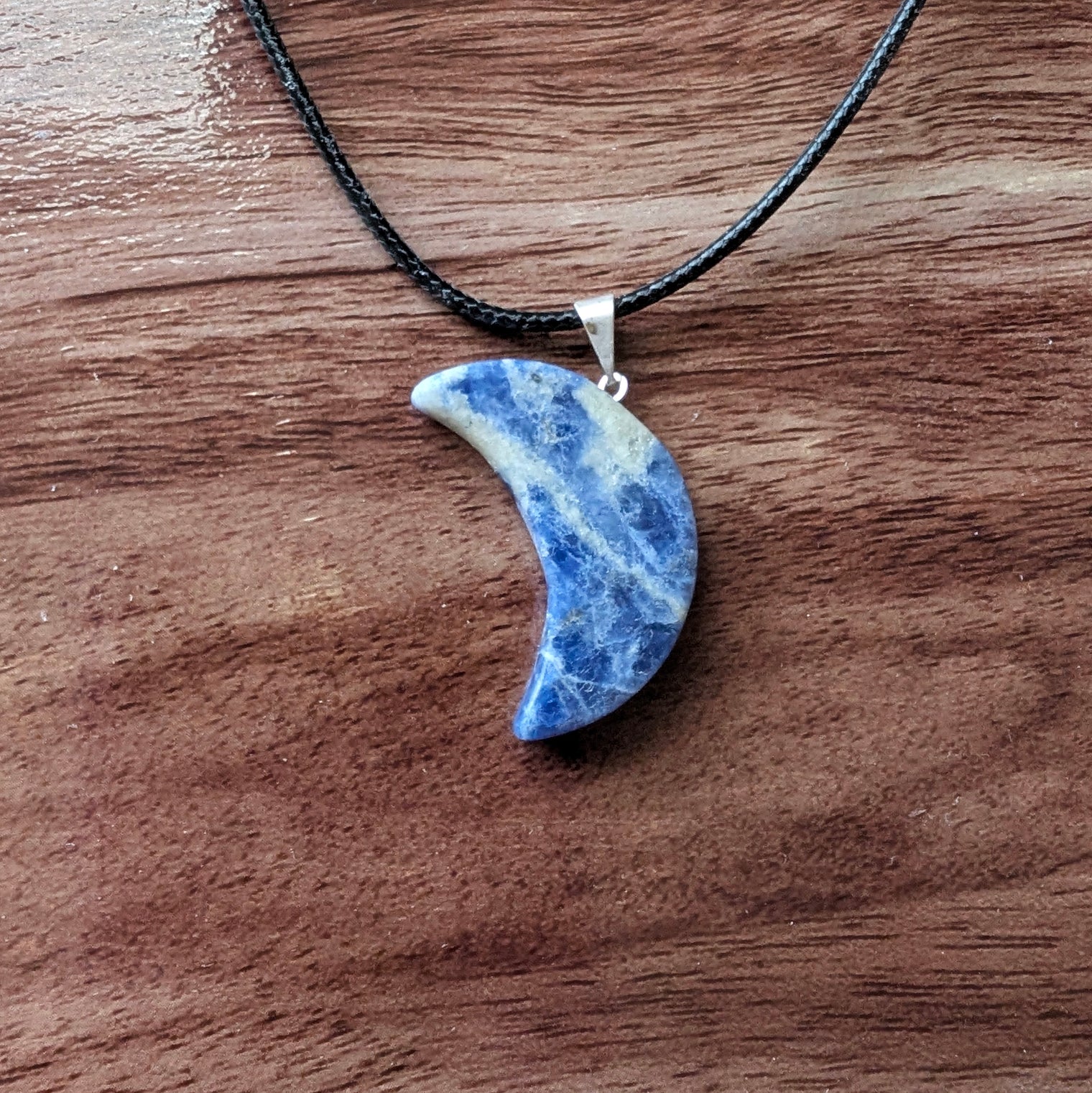 Sodalite Moon necklace