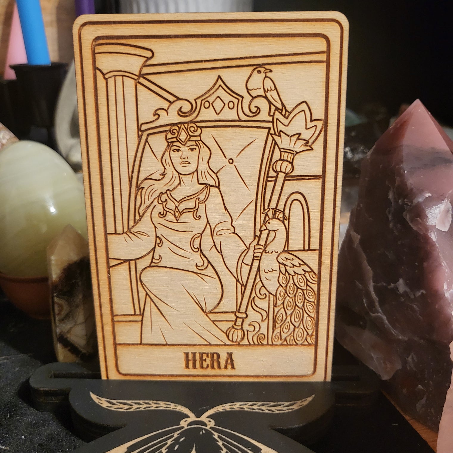 Wooden Deity Card