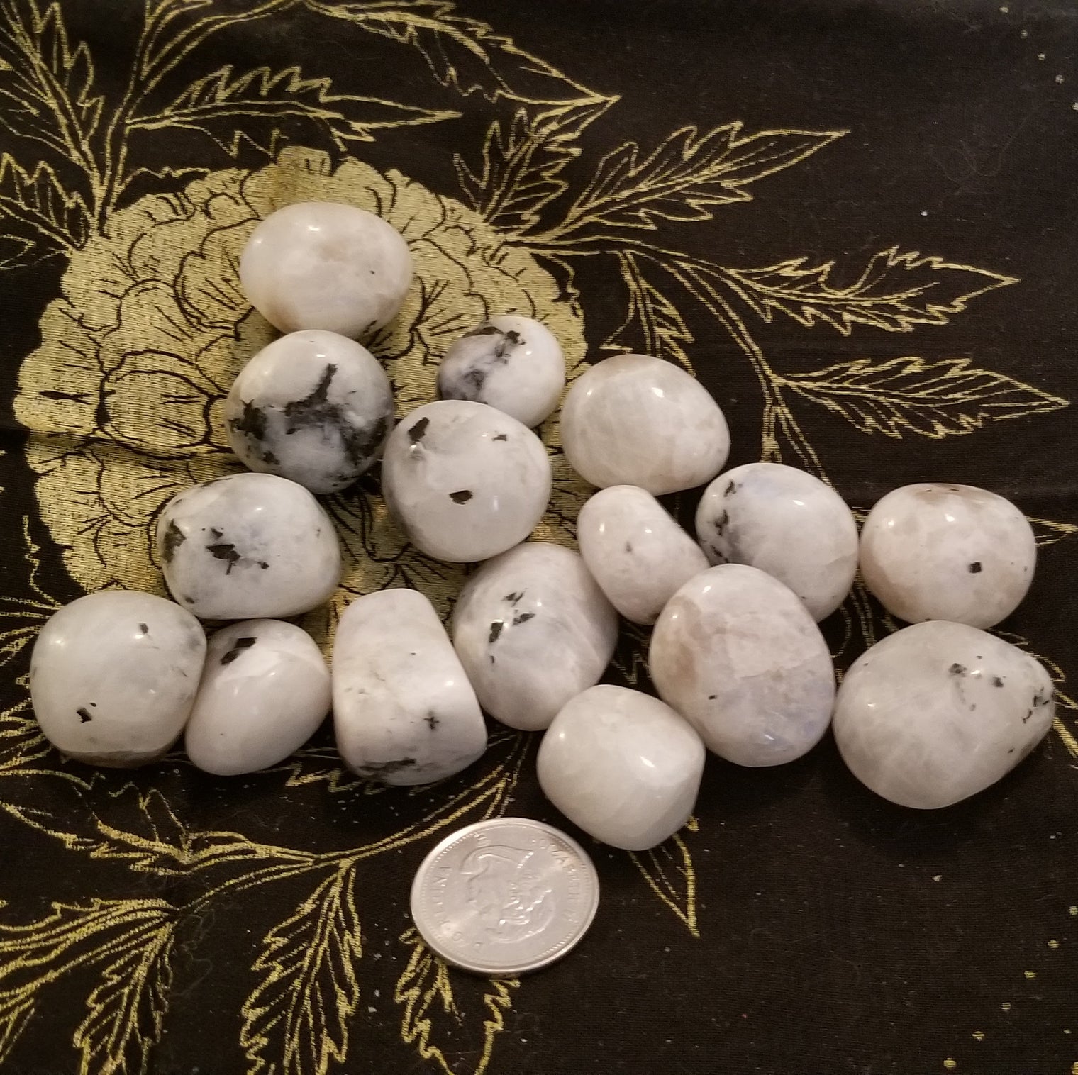 Tumbled Rainbow Moonstone