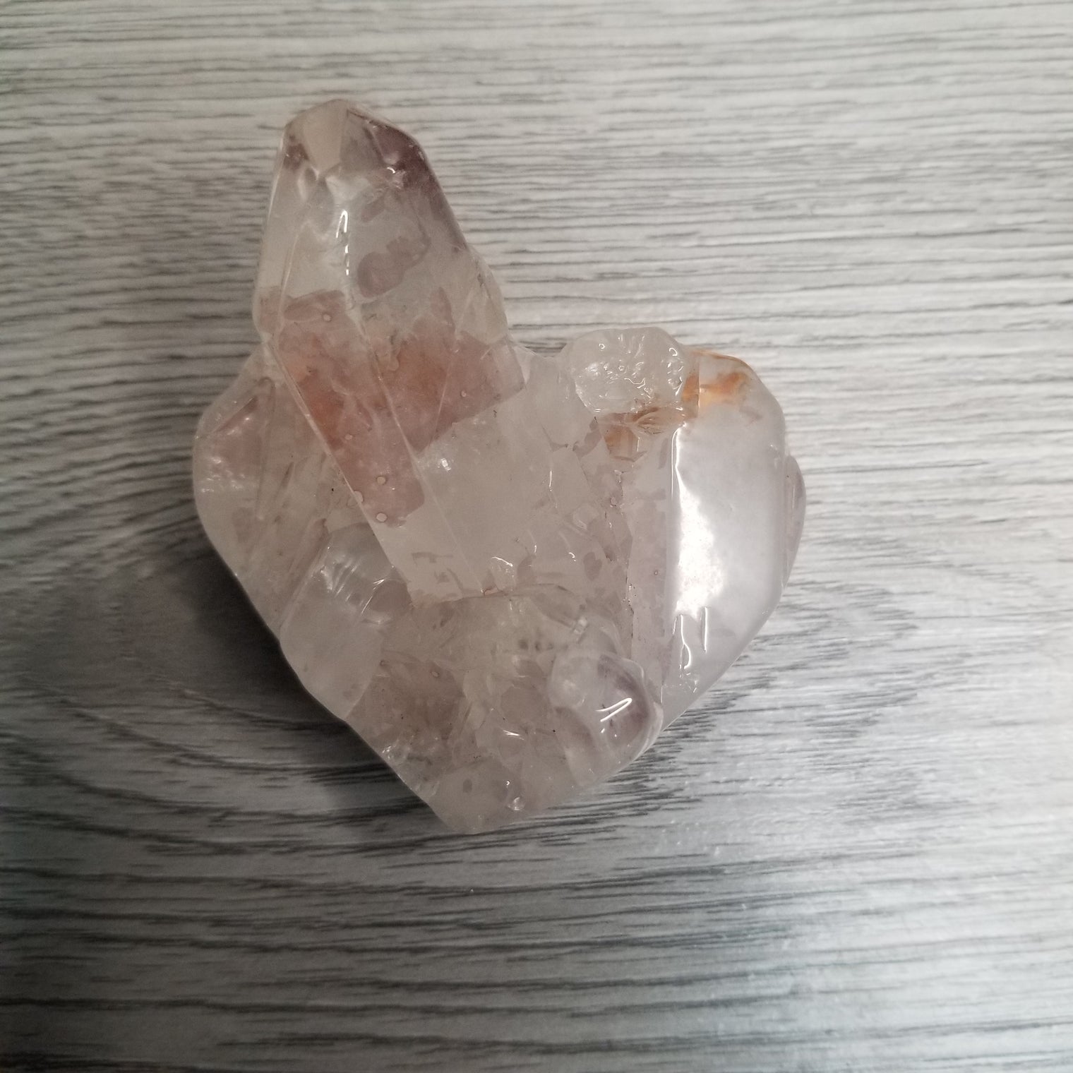 Quartz Heart Clusters