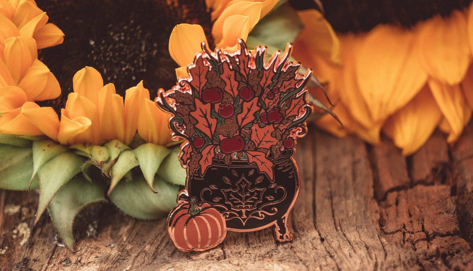 Mabon Cauldron - Enamel Pin