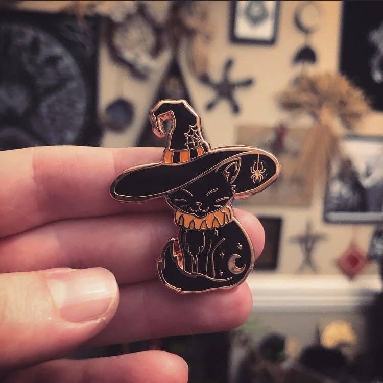 Witch Kitten - Enamel Pin