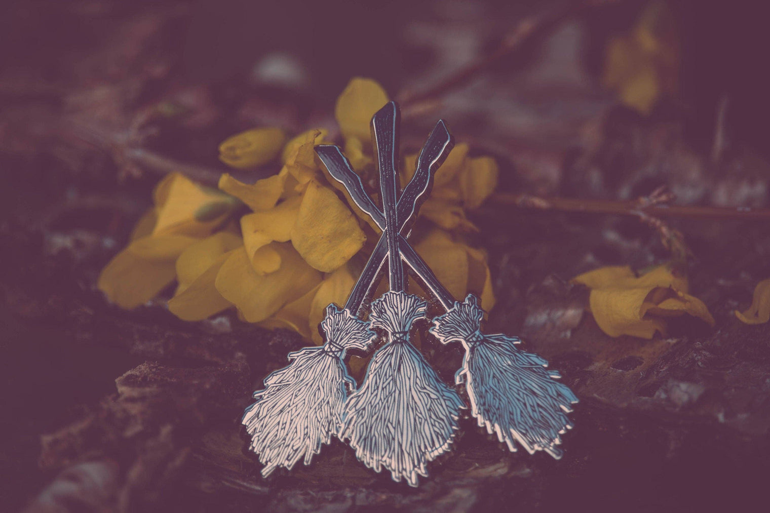 Power of Three Enamel Pin