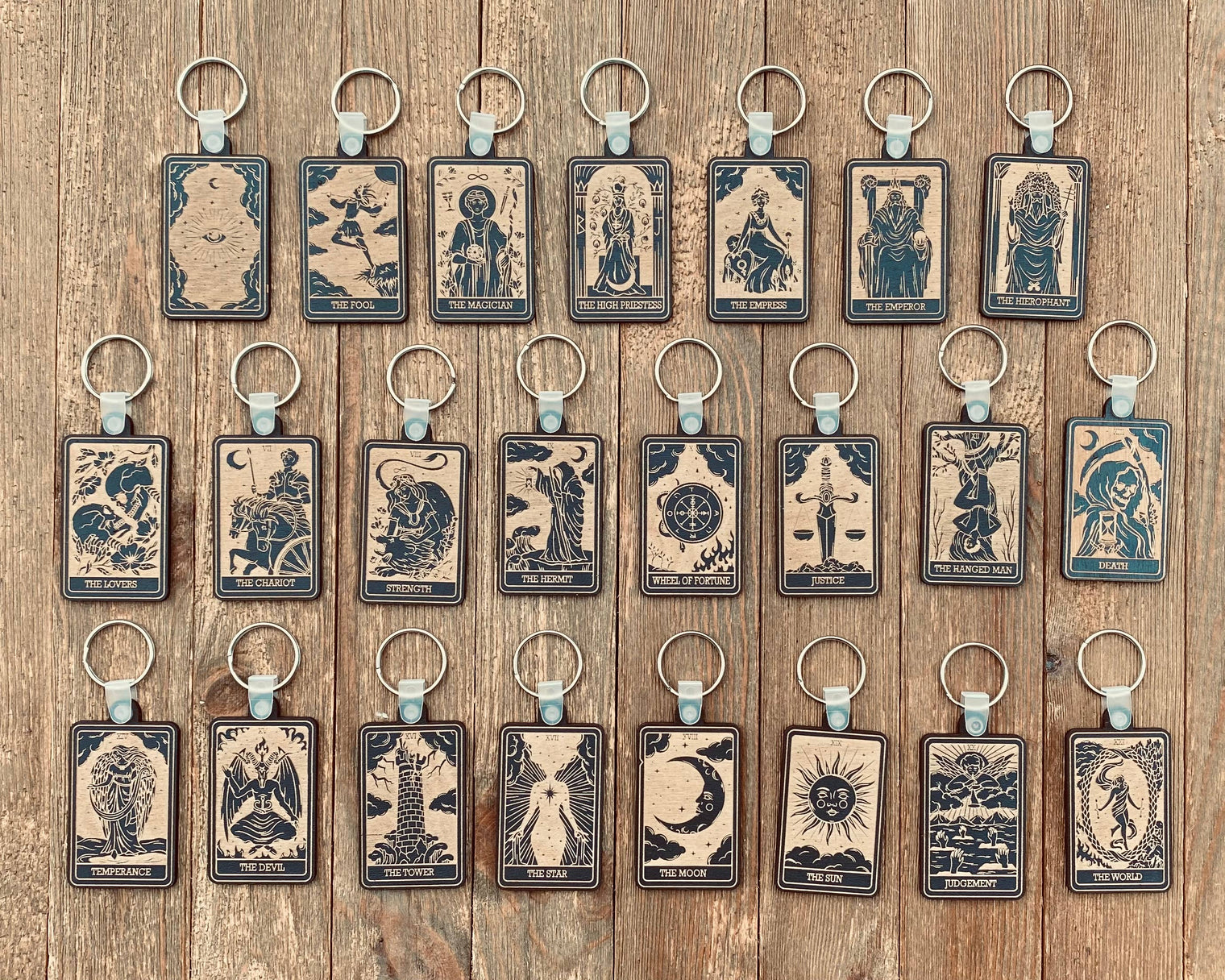 Tarot Card Keychains