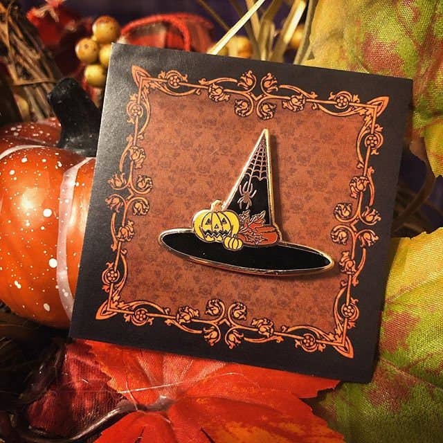 Halloween Witch Hat - Enamel Pin