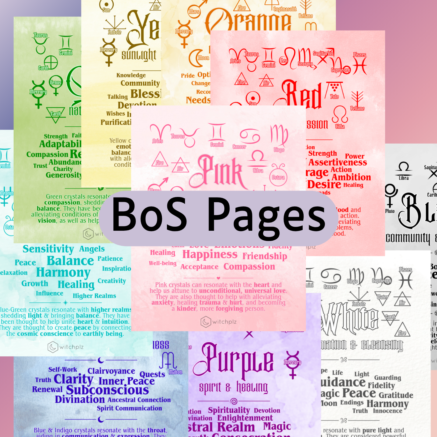 Book of Shadow Pages