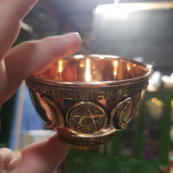 Copper Moon Offering Bowl