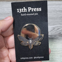 Enamel Pin - Death's Head Moth