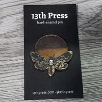 Enamel Pin - Death's Head Moth