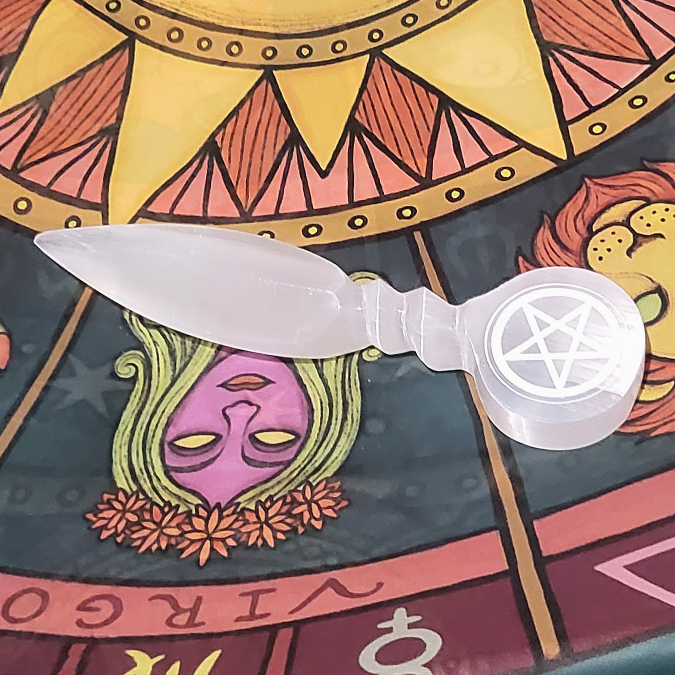 Selenite Athame