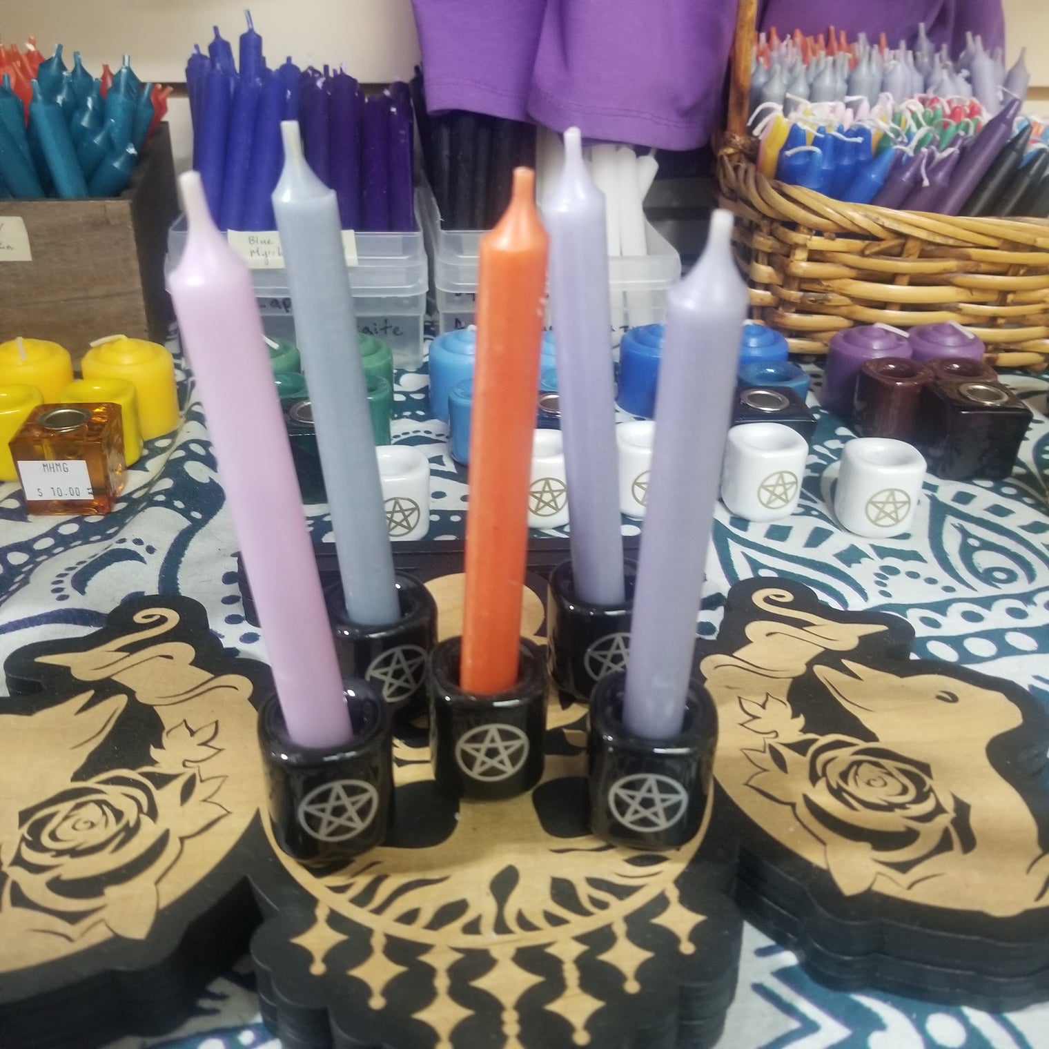 Off-colour Ritual Candles