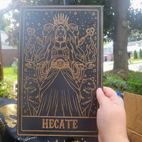 Wooden Hecate Travel Altar