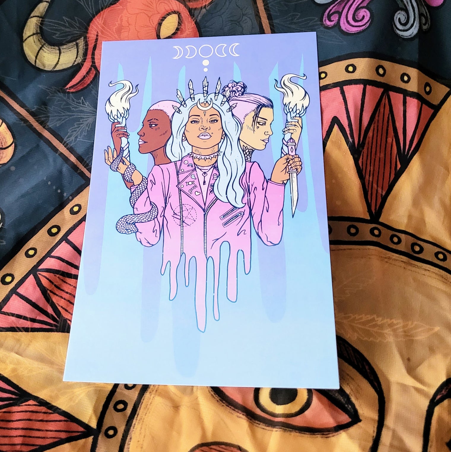 Modern Triple Goddess Print