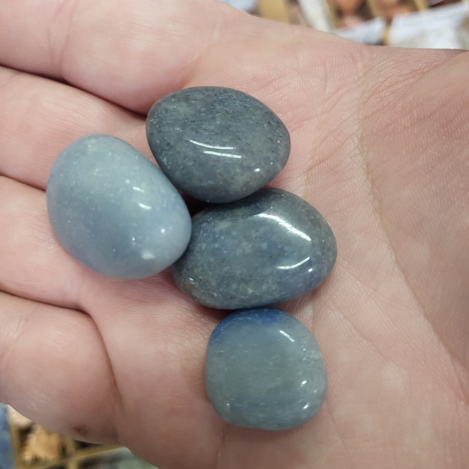 Blue Aventurine Tumbles