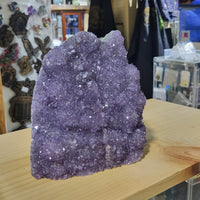 Standing Amethyst Druzy Showpiece