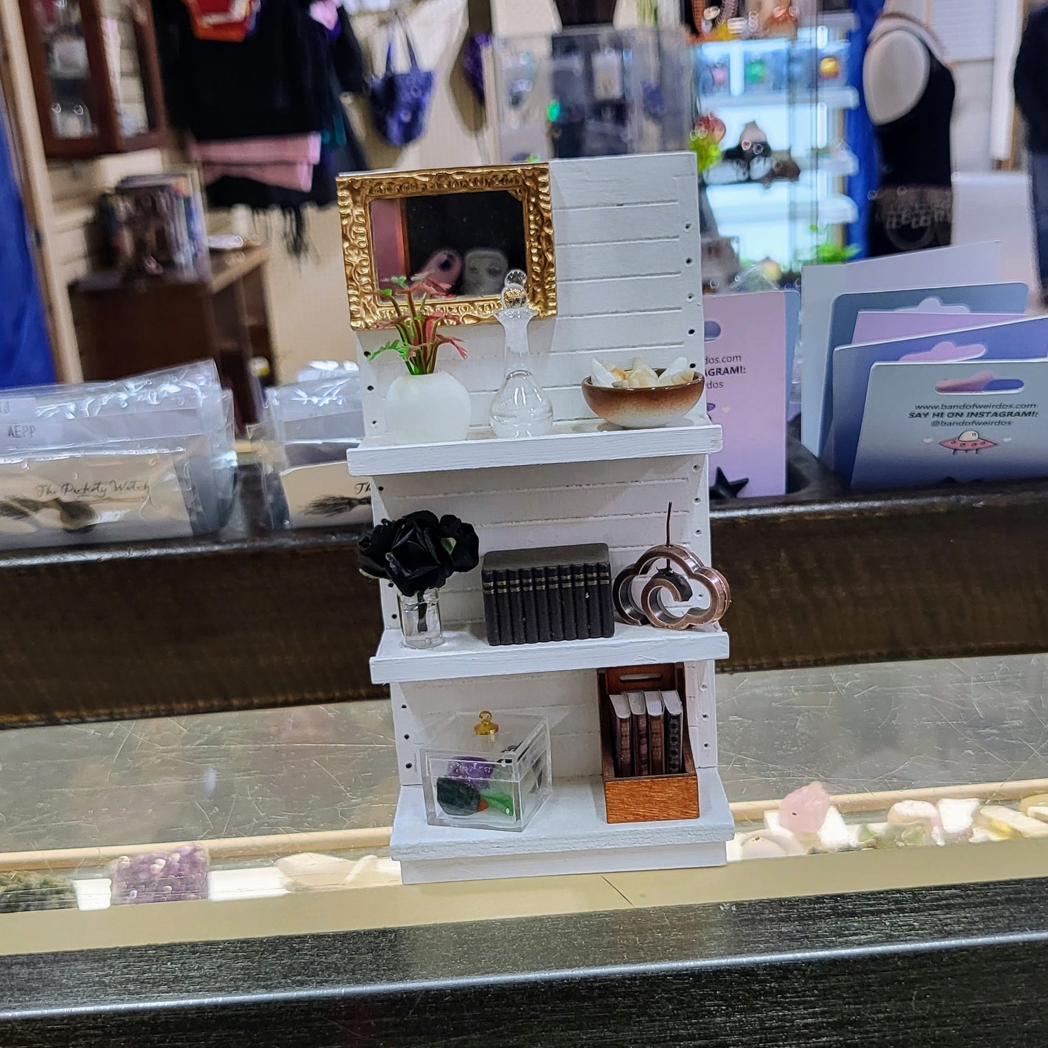 Miniature Witch Shelves