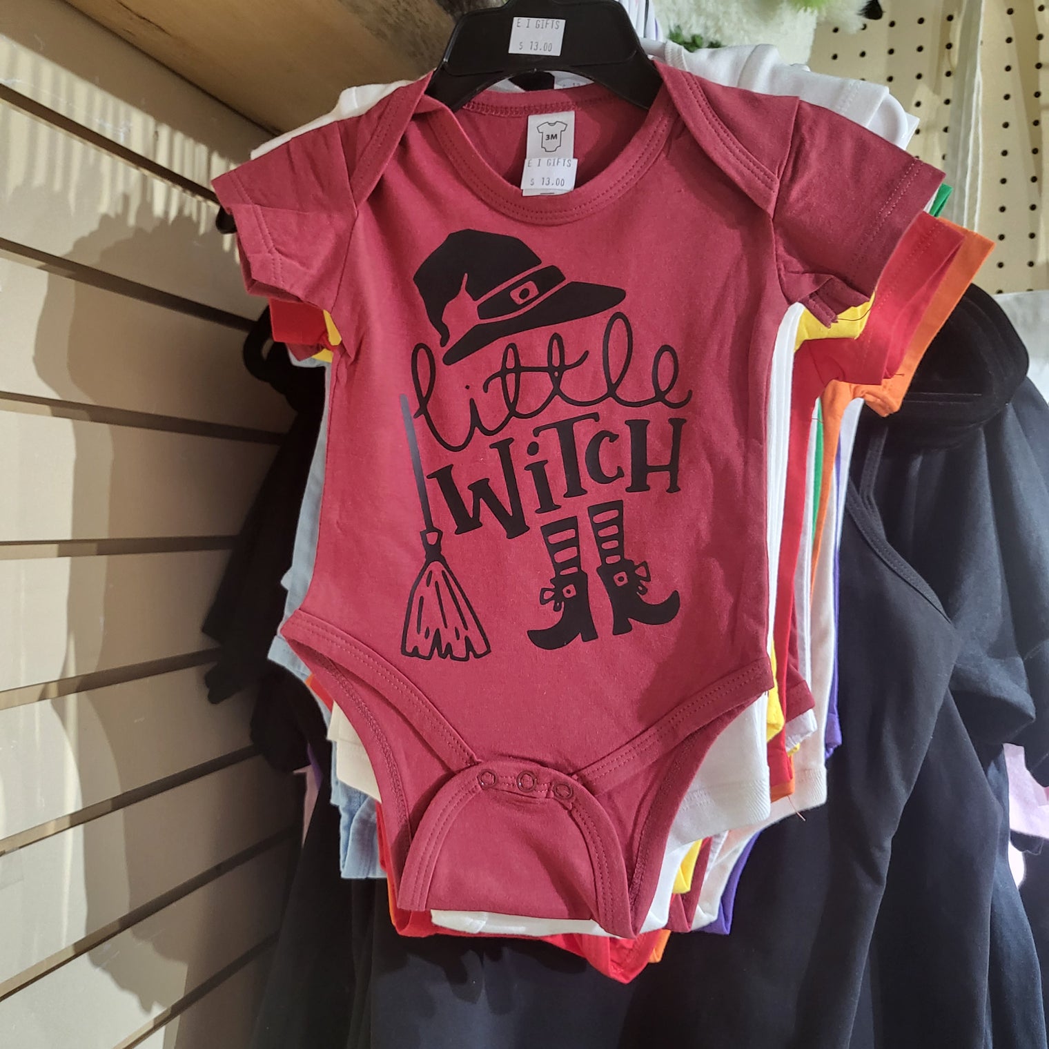 Witchy Onesies - 0-3 Months